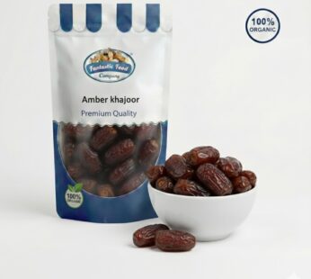 Premium Amber Dates (Amber Khajoor) – Soft, Fleshy & 100% Organic