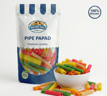 Premium Pipe Salanty (Colored Pipe Papad) – Crunchy, Colorful & Ready-to-Fry | Fantastic Dry Fruits