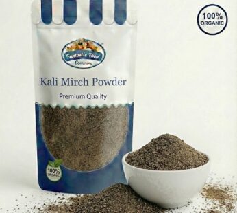 Premium Kali Mirch Powder (Black Pepper Powder) – 100% Organic, Freshly Ground & Zesty | Fantastic Food Company