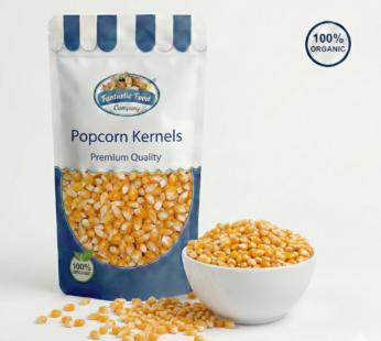 Premium Popcorn Kernels (Unfried) – 100% Organic & High Popping | Fantastic Dry Fruits
